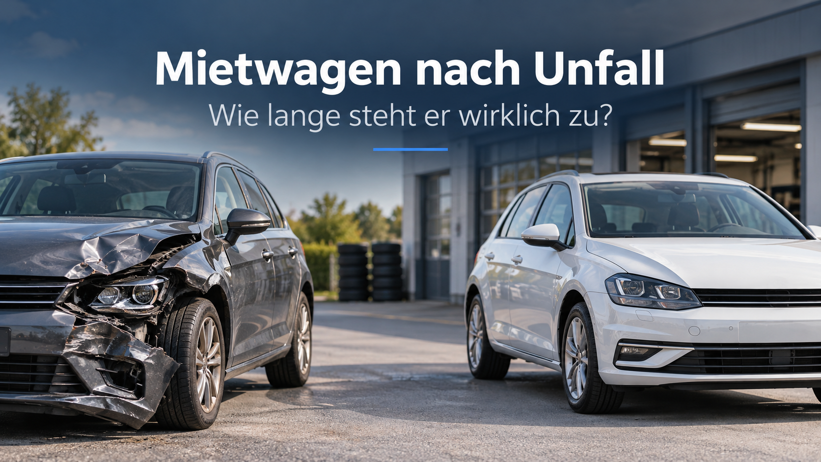 Mietwagen nach Unfall